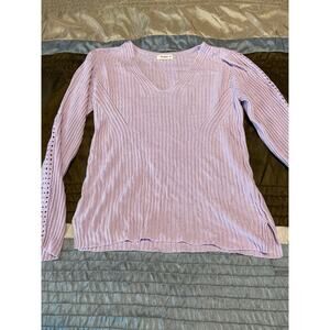 Kori purple knit Sweater Size Small (S)